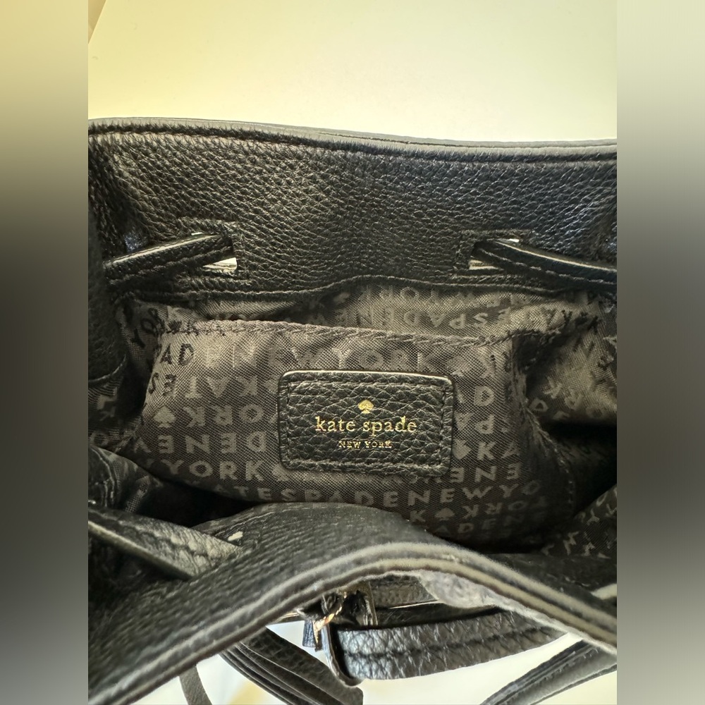 Kate Spade Black Small Bucket Crossbody Bag - Picture 7 of 10